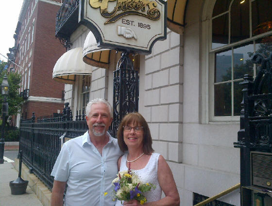 Annmarie and Robert - Cheers Boston, 4th of July 2014